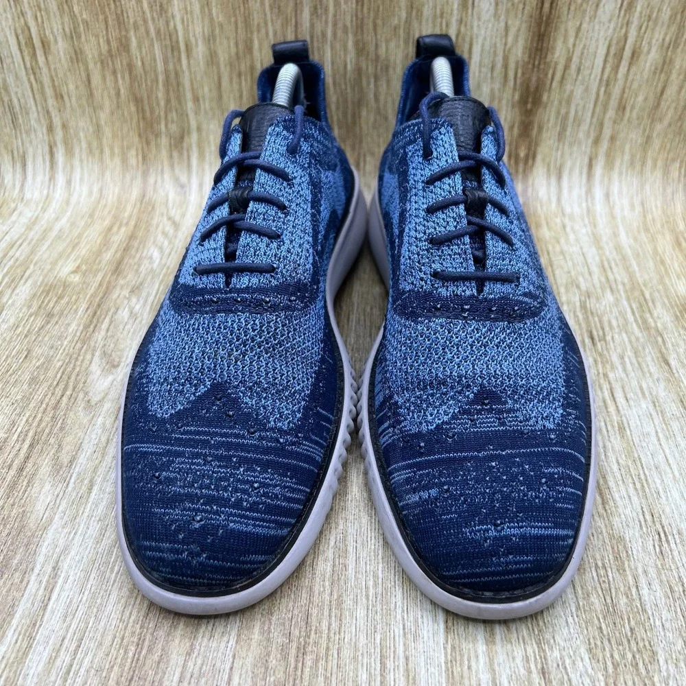 Cole Haan 2.Zerogrand Men's Size 9 M Stitchlite Blue Oxford Wingtip C27946
